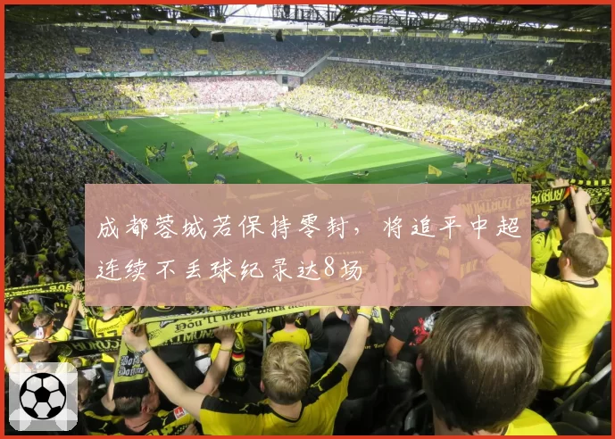 成都蓉城若保持零封，将追平中超连续不丢球纪录达8场
