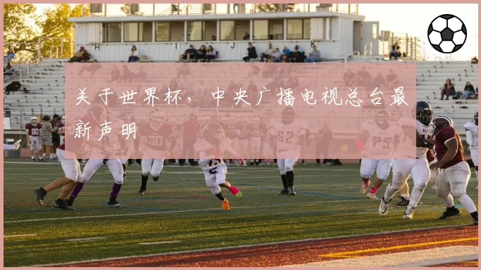 关于世界杯，中央广播电视总台最新声明